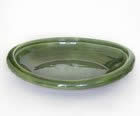 tony sly green platter oval 34x28cm.